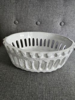 Vintage Openweave Italian Basket
