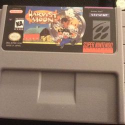 Harvest Moon SNES Super Nintendo Game