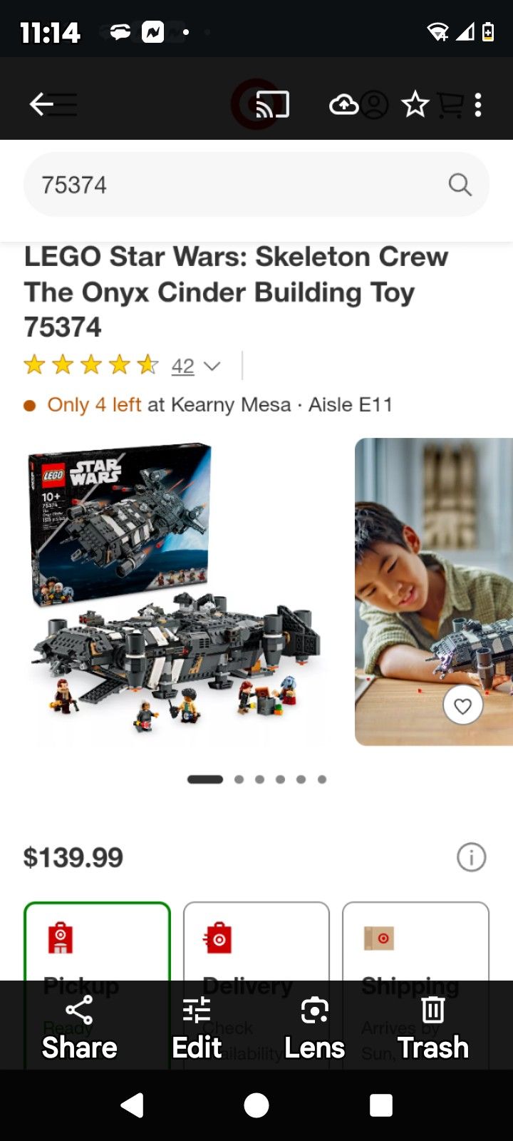 Legos The Onyx Cinder