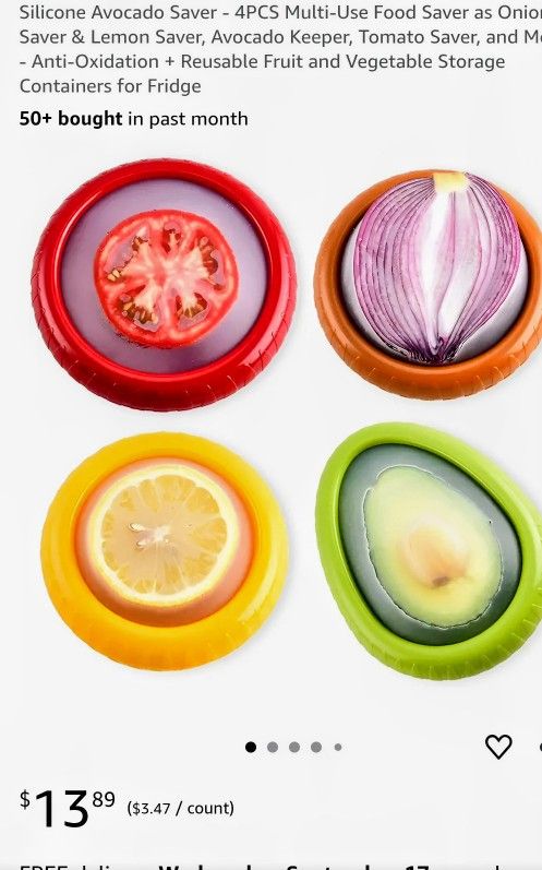NEW In Box. Silicone Saver's. See All Photos. GREAT ITEM TO HAVE . Pack Of 4 . Cash & Pickup Only