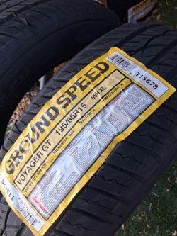 4 new tires 195/65/15..Arisun..