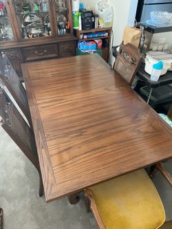 Antique Table & Chairs