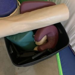 Massage Chair Left Over Cushions 