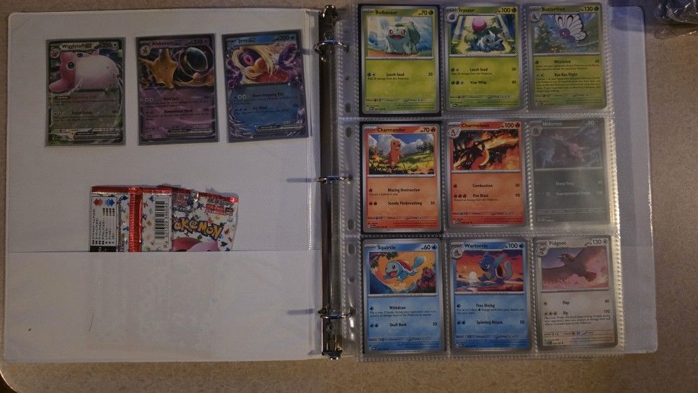 Pokémon 151 partial base set. 125 us cards, and 14 Japanese cards.