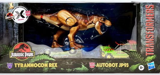 Transformers TYRANNOCON REX and JP93 NIB New Sealed Hasbro Jurassic Park