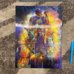 Reflective Kobe Bryant Poster 