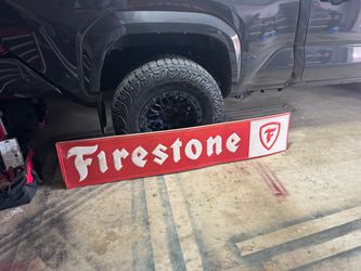 1950’s Horizontal Firestone Sign