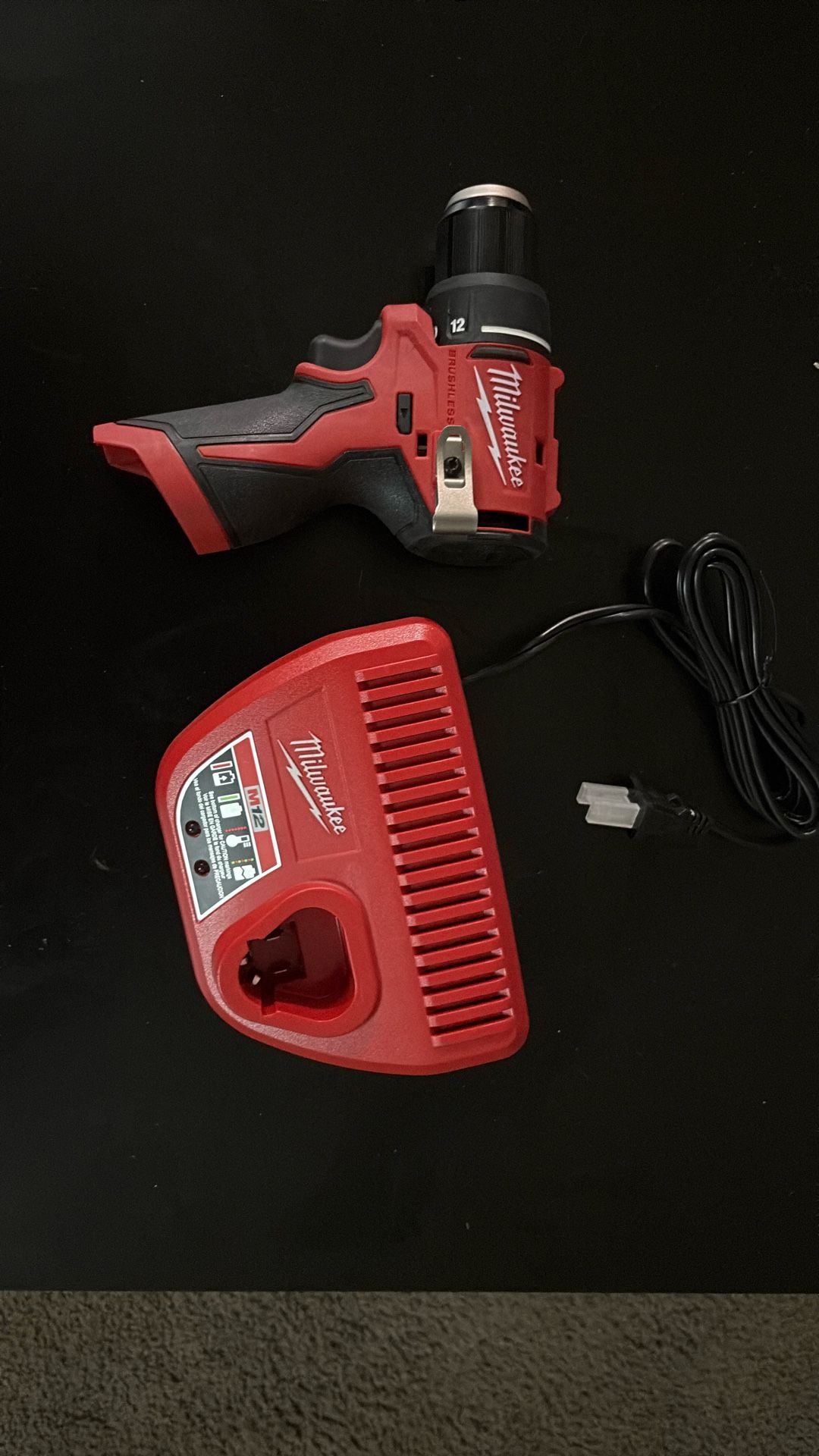 Milwaukee Compact Drill And Charger 