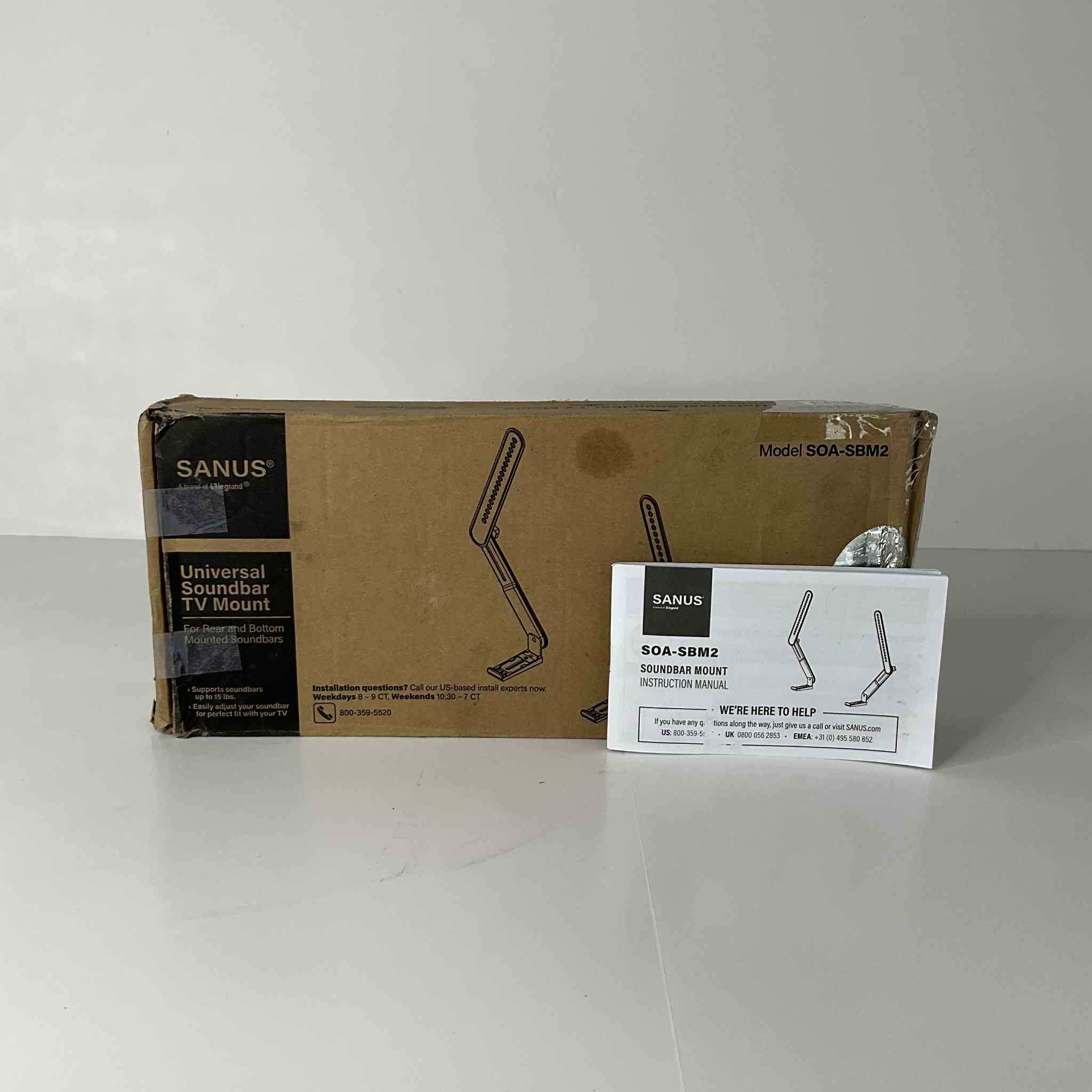 *Open Box* Sanus Universal Soundbar Tv Mount 