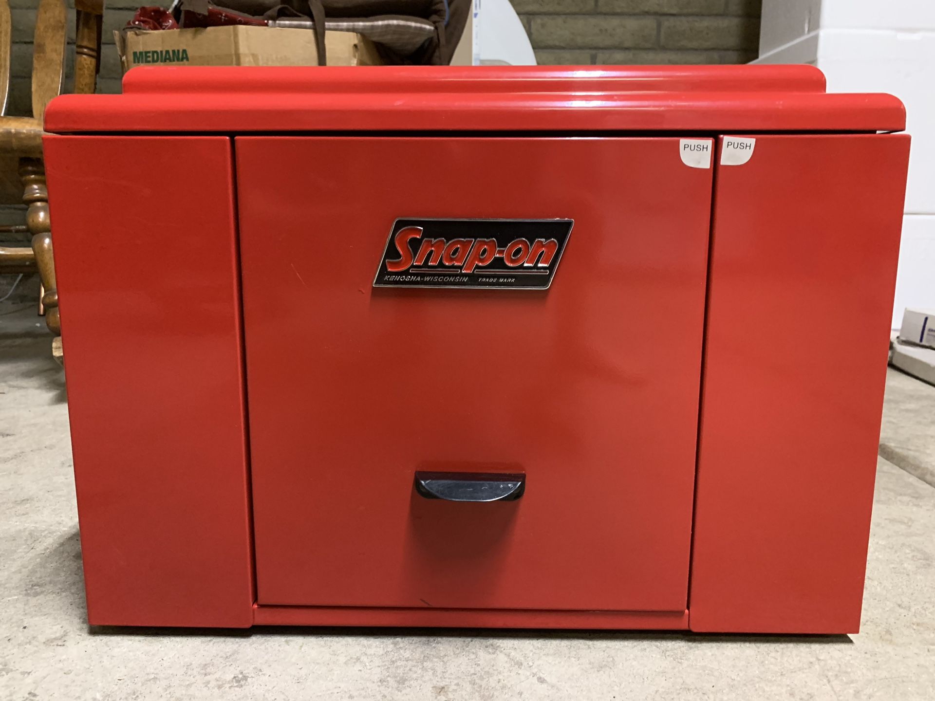 Snap on microwave
