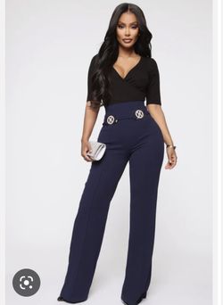 Fashion nova blue navy Pants cc 
