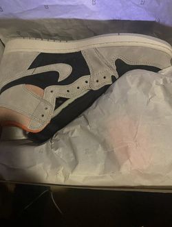 jordan 1 retro high neutral grey hyper crimson size 10 DeadStock