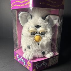 Original 1998 Furby Model 70-800 Grey and White