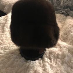 Saks Fifth Ave Fur Hat