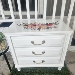 Flowers And Feathers Dresser 