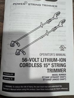 EGO 15” String Trimmer