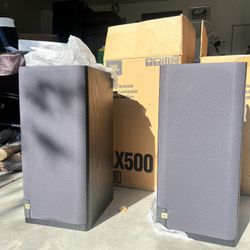 Pair of JBL LX500 3-Way 8″ Bookshelf Loudspeakers
