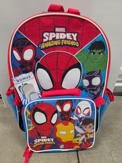Kids spider man backpack