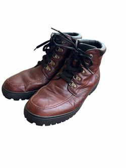 Timberland Ortholite Brown Leather Boots Size 10.5