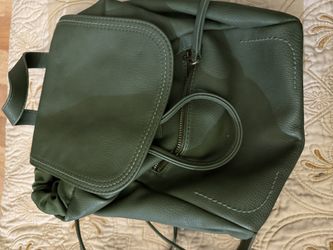 Faux Leather Backpack