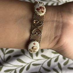 Mushroom Mesh Bracelet