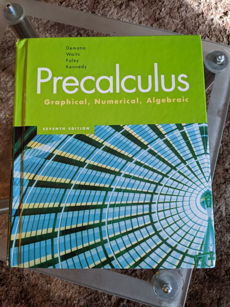 Precalculus textbook