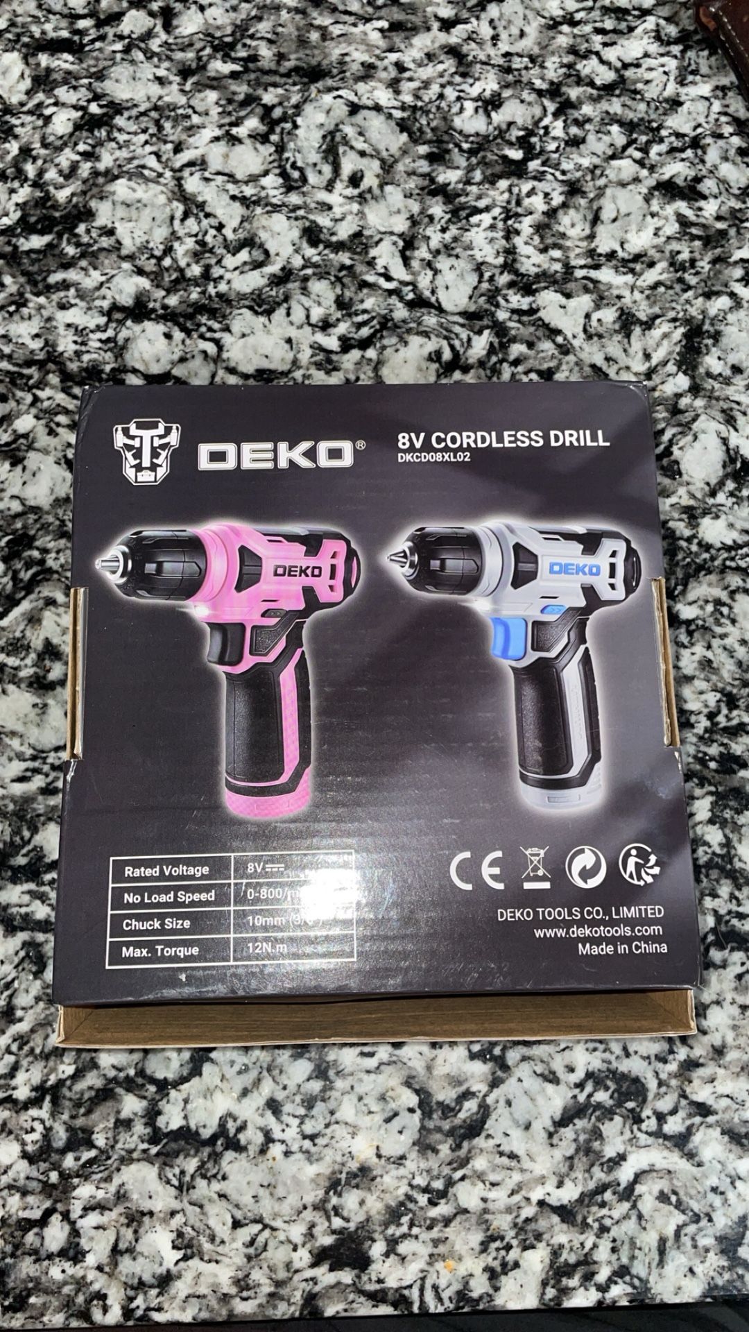 Pink Cordless Drill