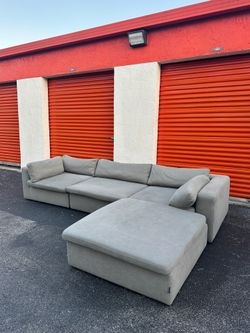 Modani Grey Modular Cloud Couch