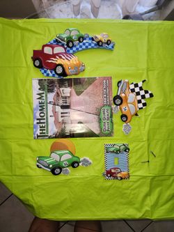 3D Race Car Room Decor