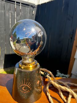 Cool hand made lamp