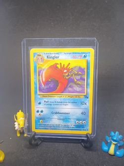 Kingler Pokémon Card 38/62 Fossil Set lp