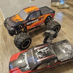 Remote control gas truck