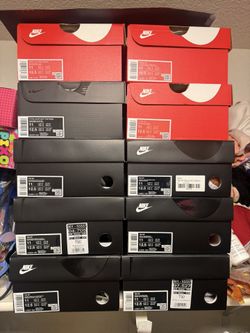 Lot of 10 pairs of Shoes Nike Total 90
