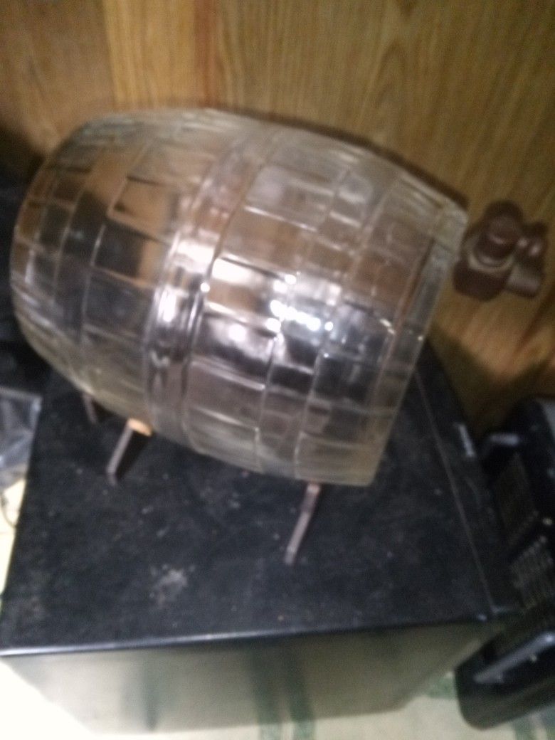 A Antique And Vintage Glass Barrel