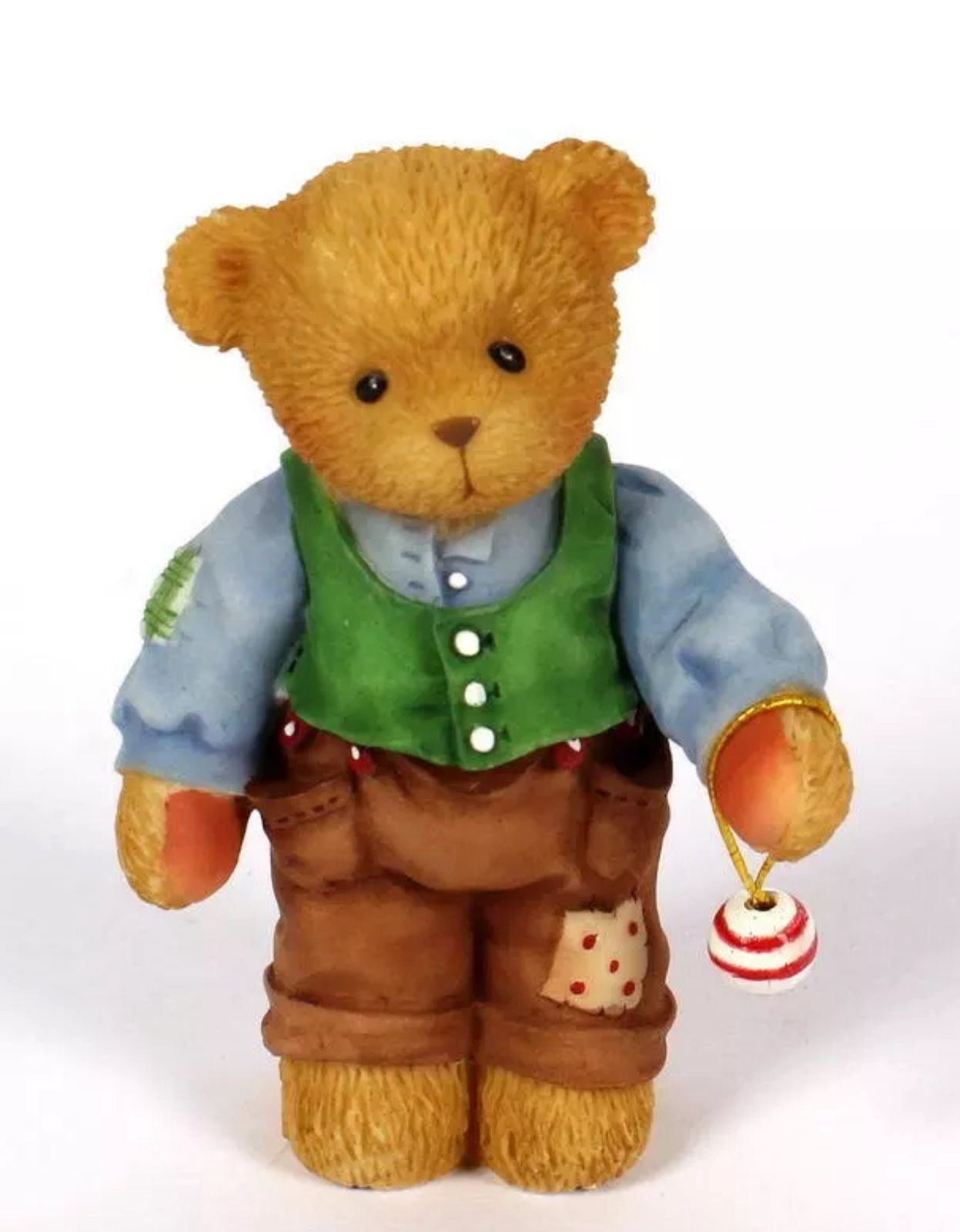 Cherished Teddies Dad with Hanging Ornament Figurine #707341 P. Hillman