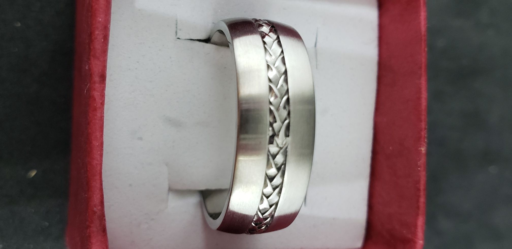Handsome men's wedding band