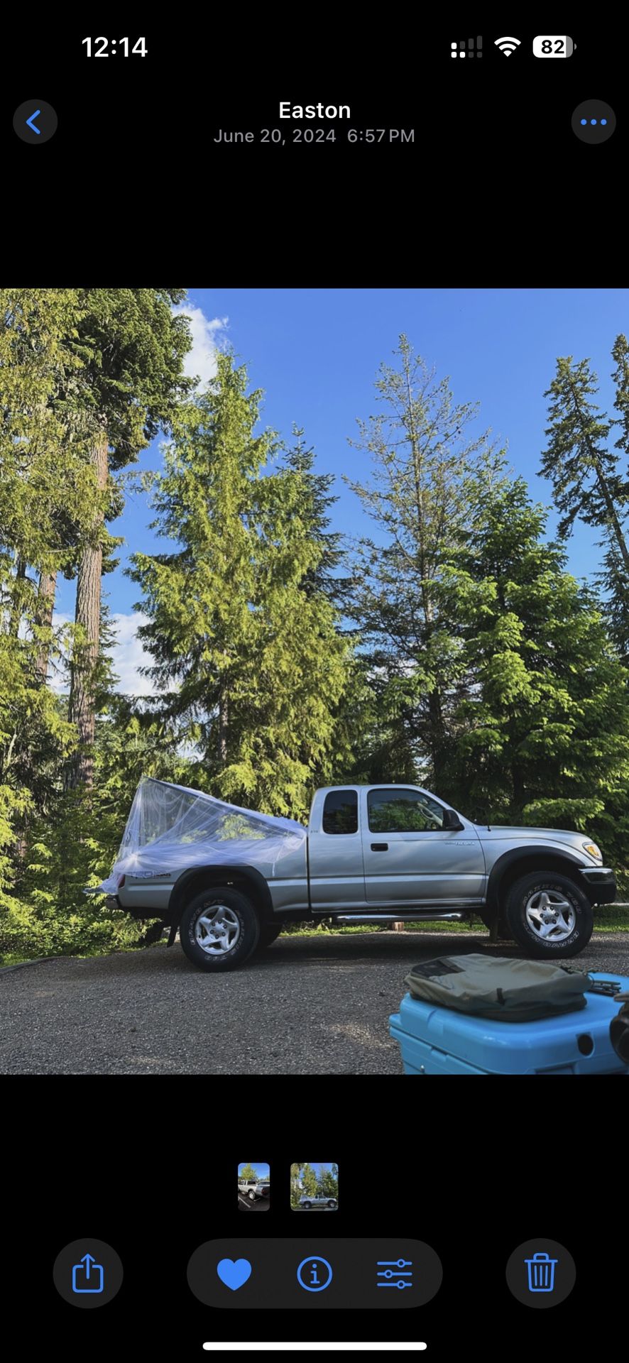 Locking Bed Cover For First Gen Tacoma 6’