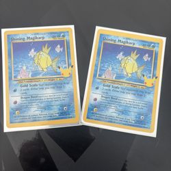 Pokémon Shining Magikarp 25th Anniversary 