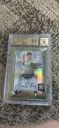James Kaprelian Draft Card Green Refractor