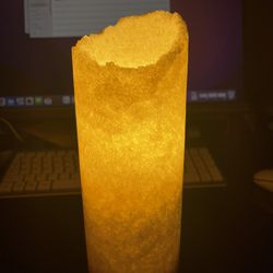 Onyx Handmade Lamp Tabletop Gorgeous Stone New