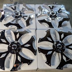 Brand New Bolt-On Wheel Spinners, Fits Any 5/6 Lug Vehicle! 