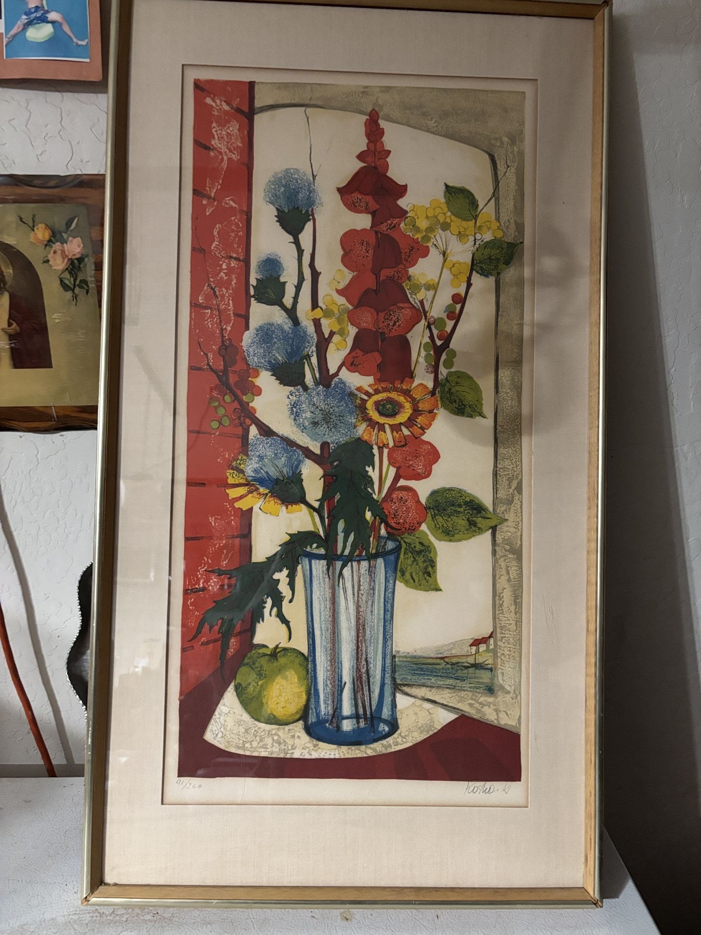 This Is A Lithograph Signed By French Artist Jeanine Kostia-Blancheteau # 91/260