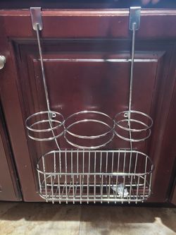Cabinet door caddy