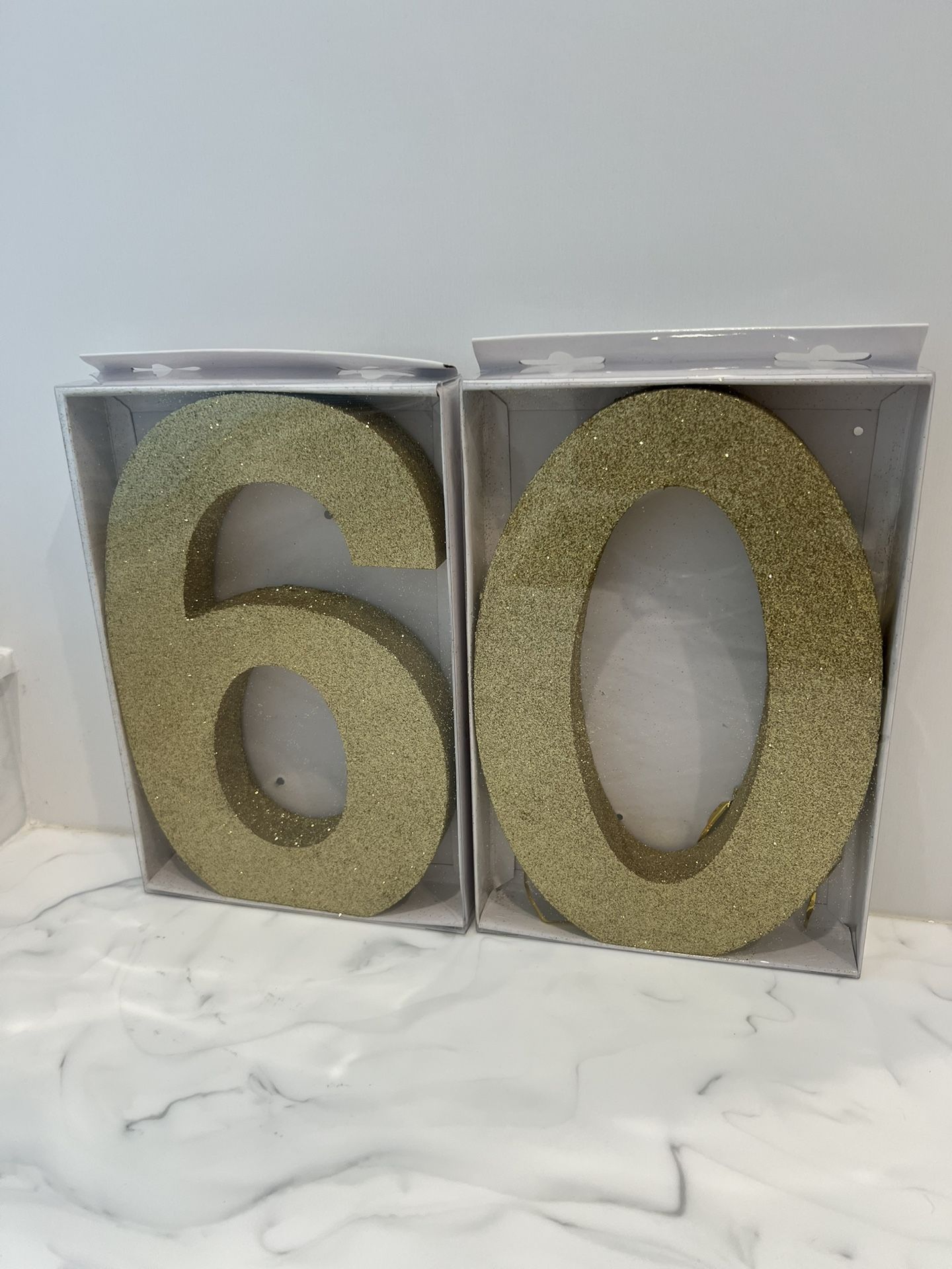 60th Birthday Supplies - 60 numbers, 2 banners and a Sash