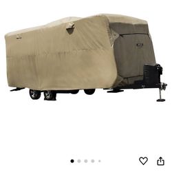NEW ADCO 74845 Storage Lot Cover for Travel Trailer RV, Fits 28'7"-31'6", Tan (in box) 