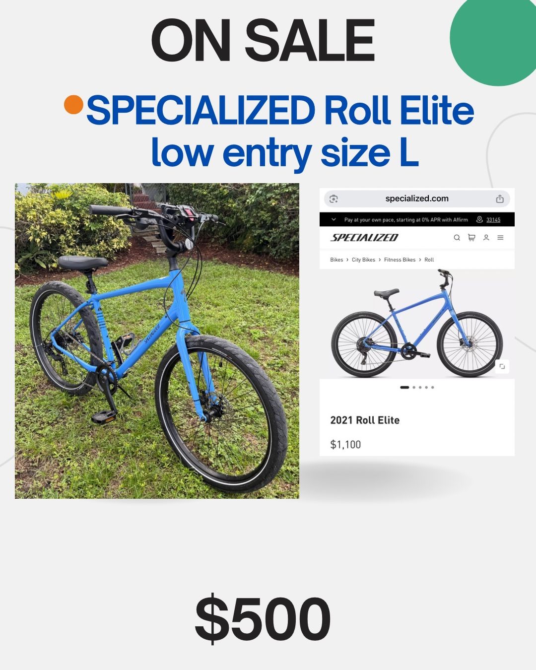 Specialized Roll Elite New Bike