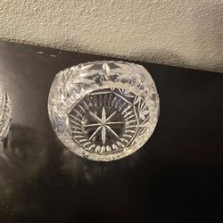 Cut Crystal Glass Bowl