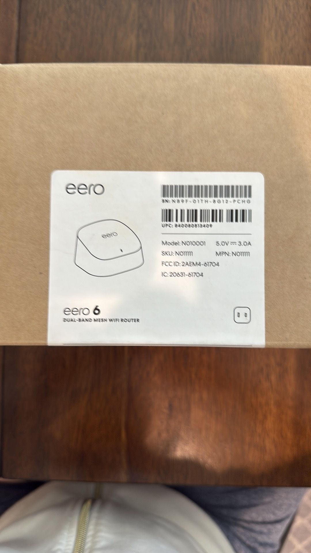 Eero 6 Mesh WiFi Router White