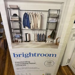 Wire Closet System Black