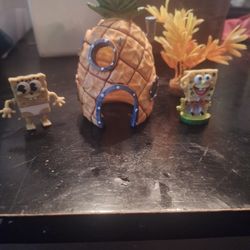 Sponge Bob Fish Tank Decor 
